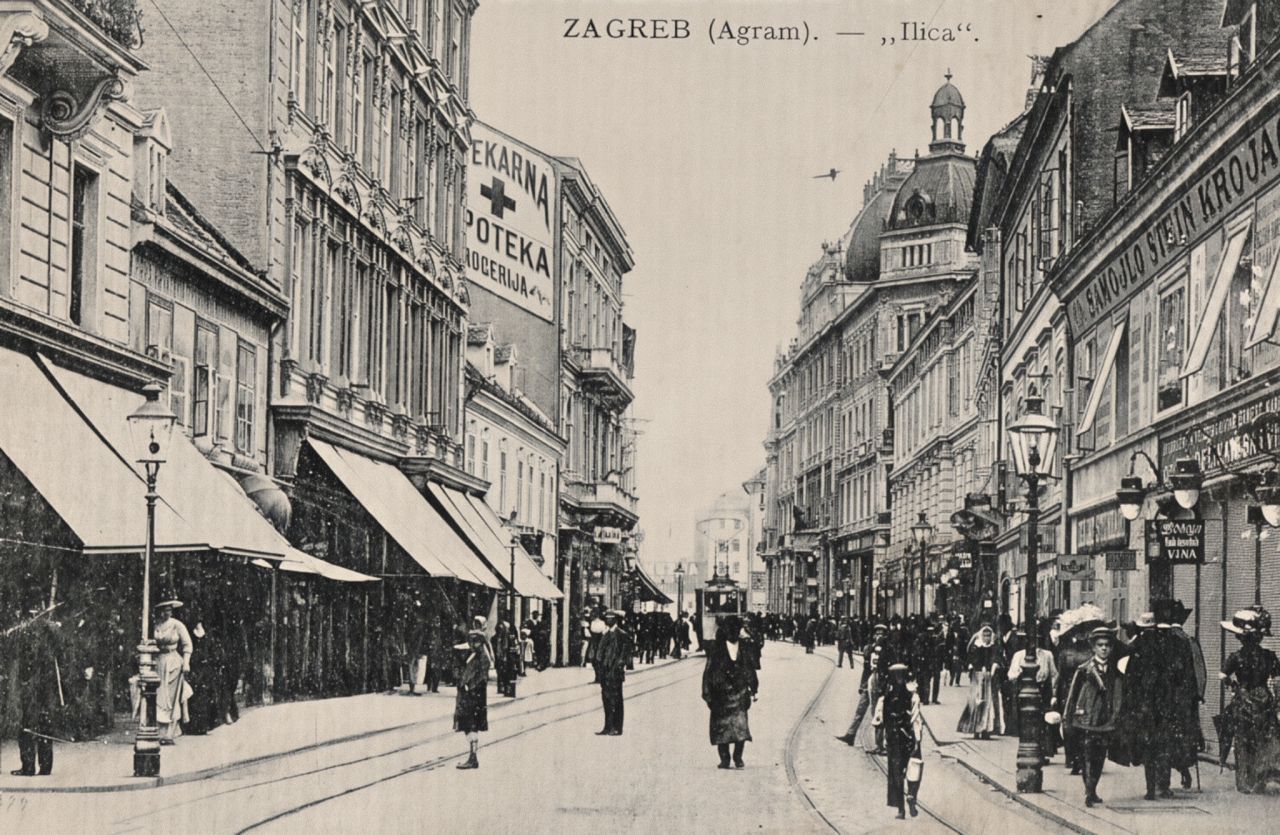 Ilica, oko 1915. godine E